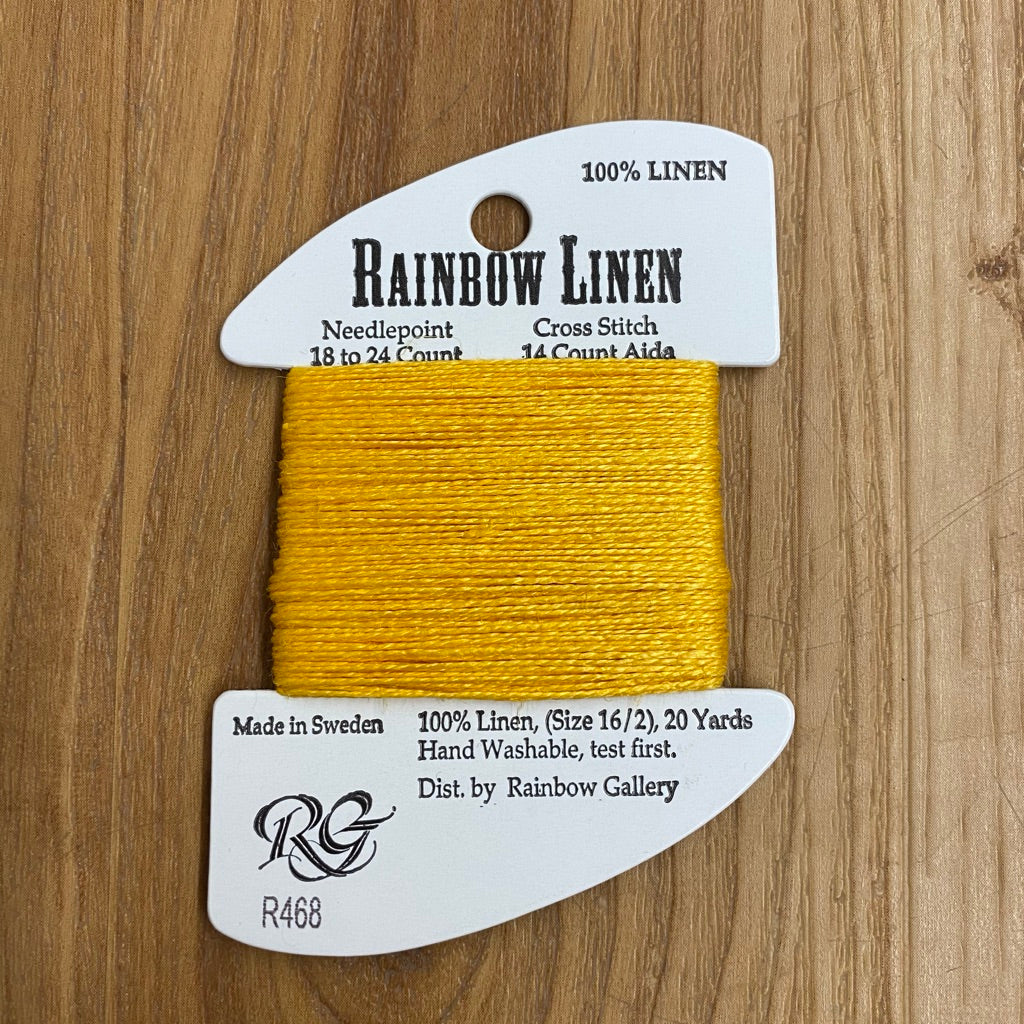 Rainbow Linen R468 Goldenrod - KC Needlepoint