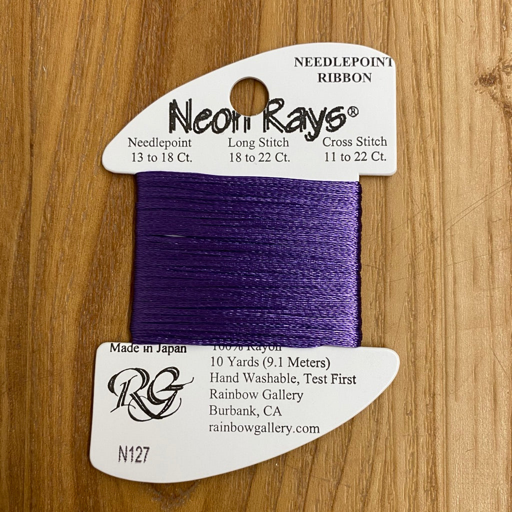 Neon Rays N127 Violet - KC Needlepoint