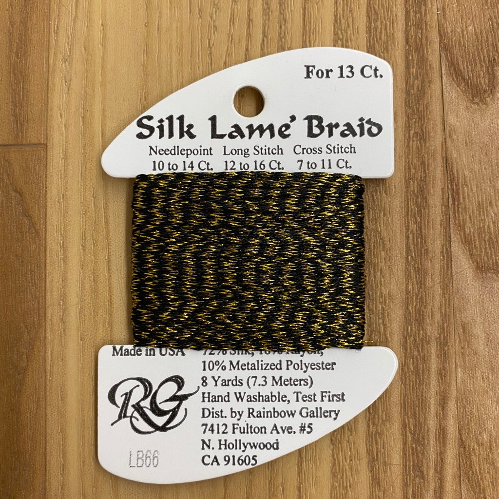 Silk Lamé Braid LB66 Antique Gold - KC Needlepoint