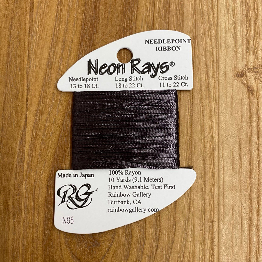 Neon Rays N95 Dark Gray - KC Needlepoint