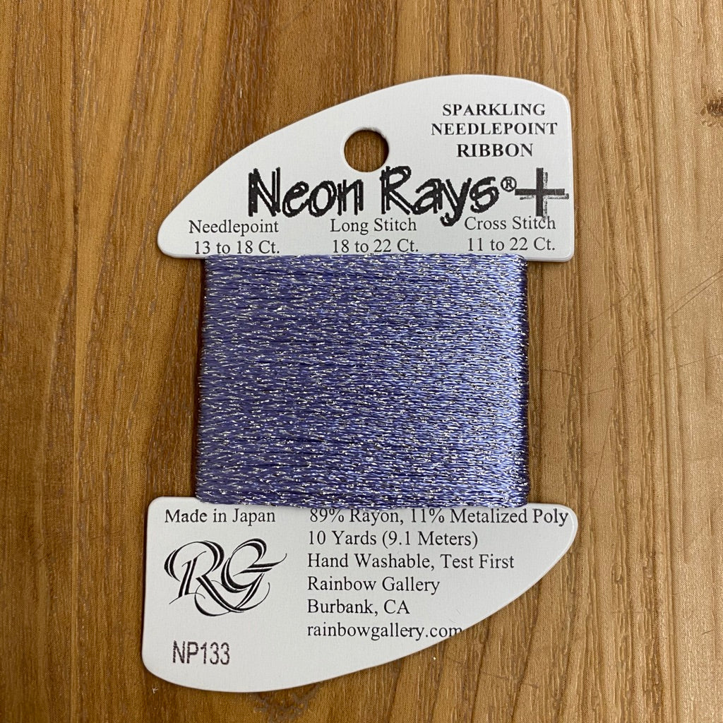 Neon Rays+ NP133 Iris - KC Needlepoint