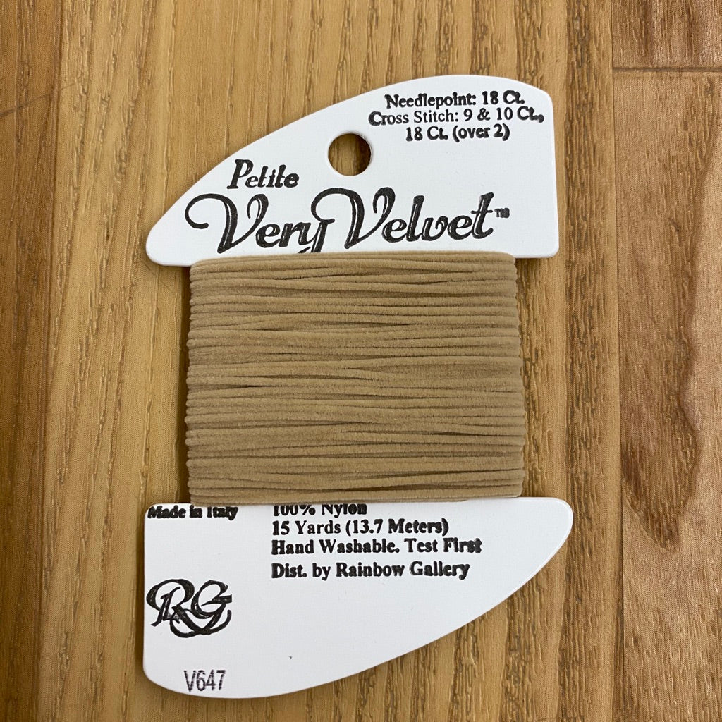 Petite Very Velvet V647 Medium Beige - KC Needlepoint