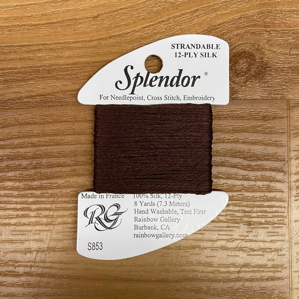 Splendor S853 Dark Brown - KC Needlepoint