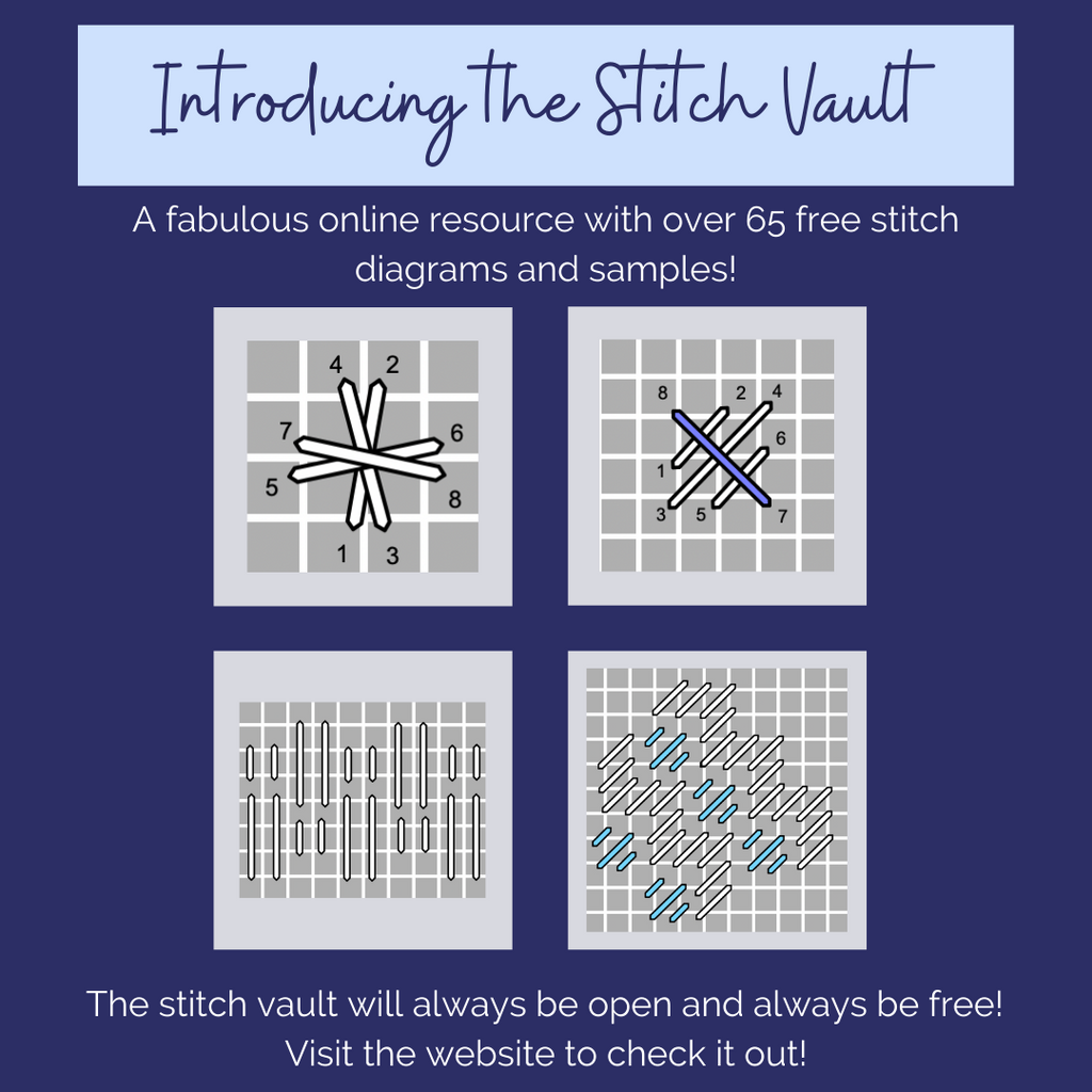 Introducing the KC Needlepoint Stitch Vault