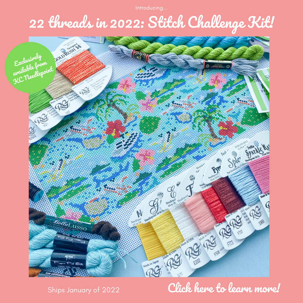 22 in 2022: Learn about 22 different thread types with our new stitch challenge!
