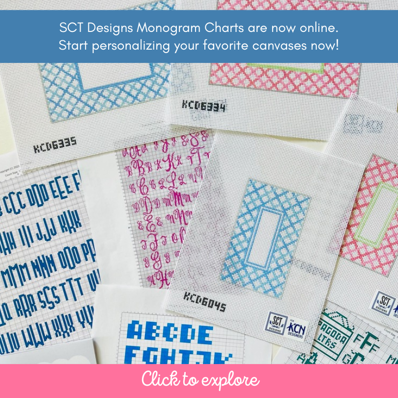 SCT Designs Monogram Charts – KC Needlepoint