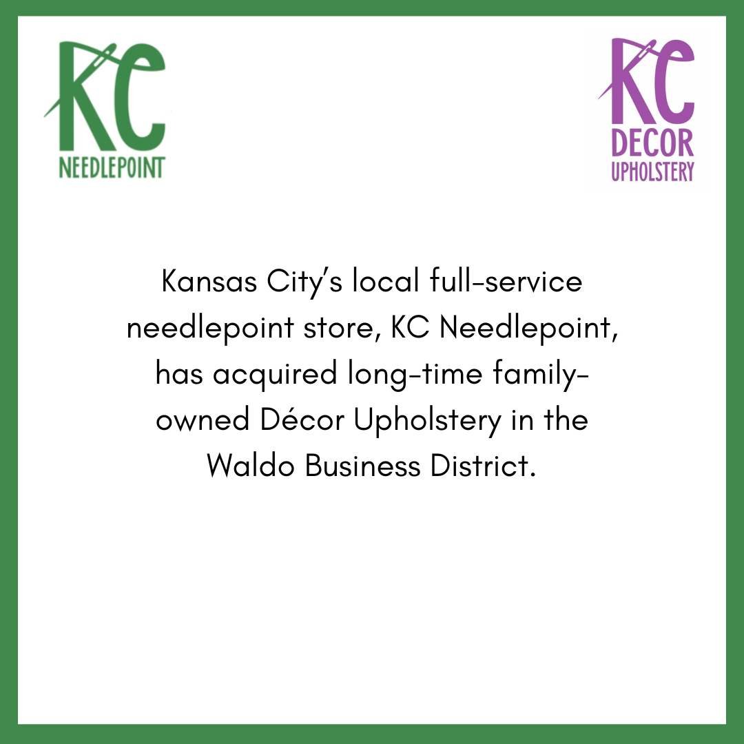 Local Kansas City Needlepoint Business Expands, Acquires Neighboring Upholstery Business