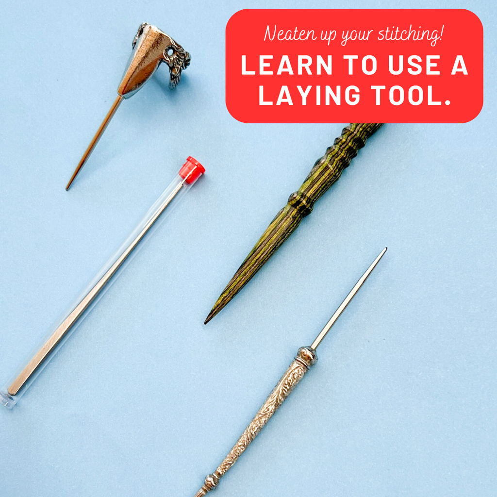 Learn to use a laying tool! | KC Needlepoint
