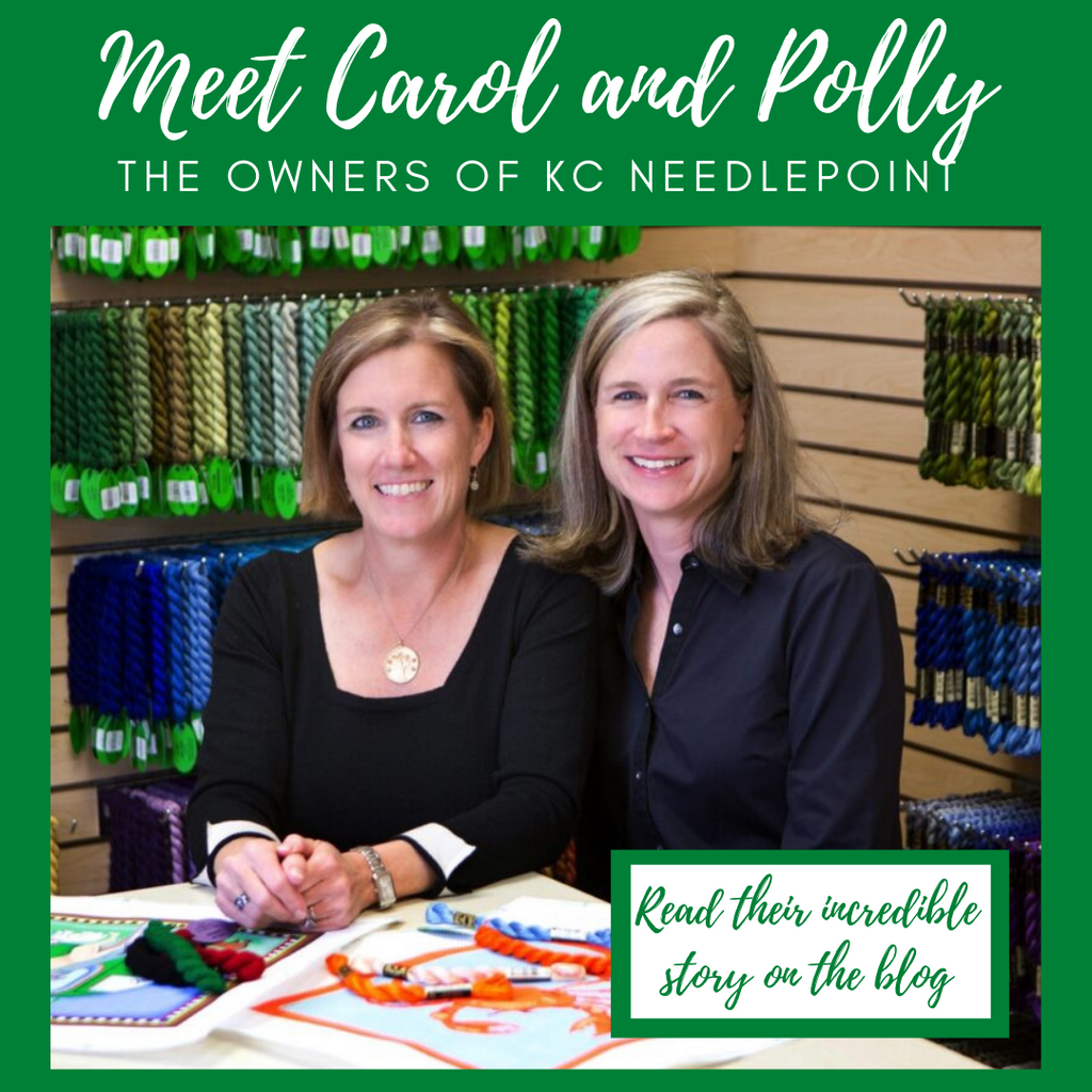 Meet Polly and Carol, the owners of KC Needlepoint