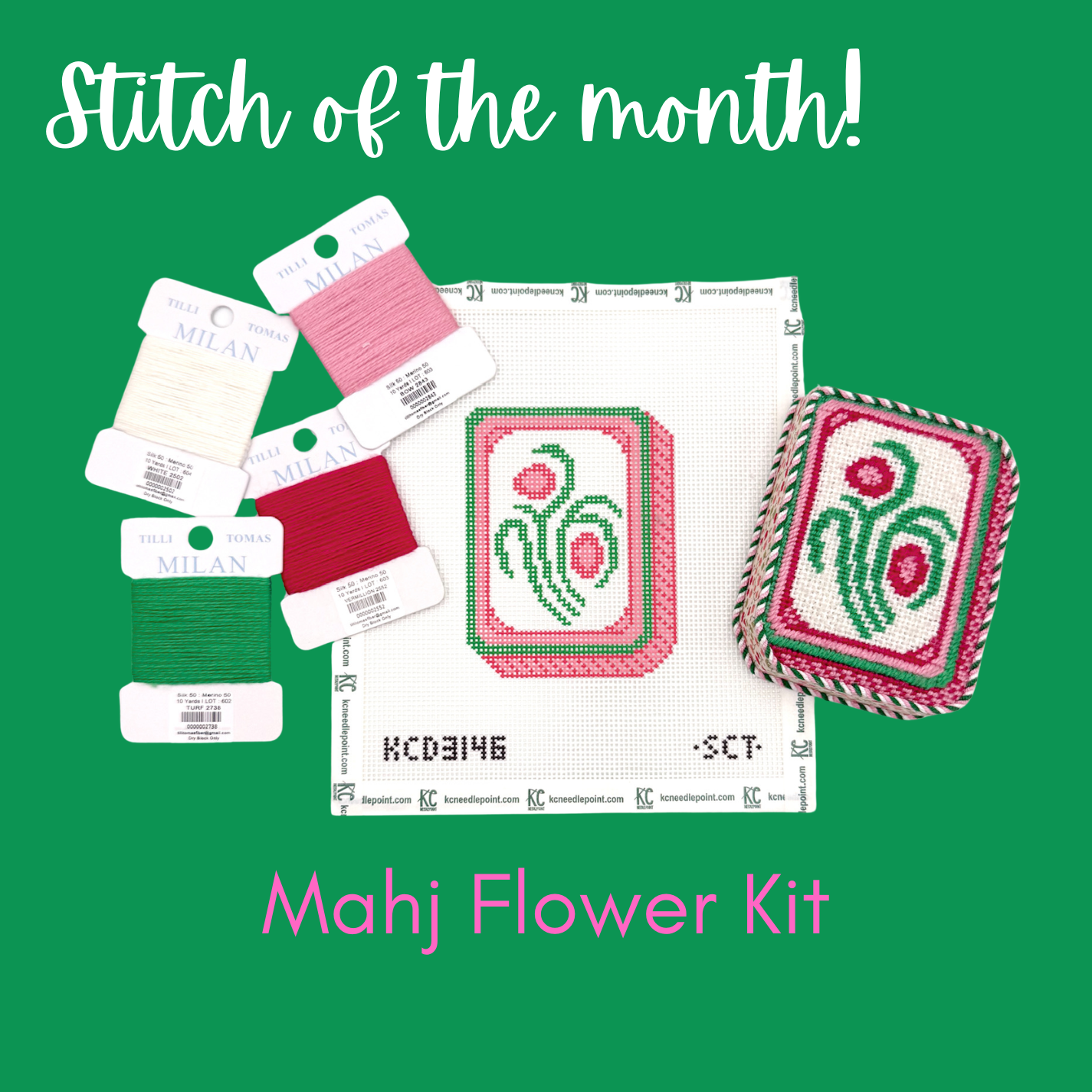 Stitch of the Month: T Stitch and Satin Stitch