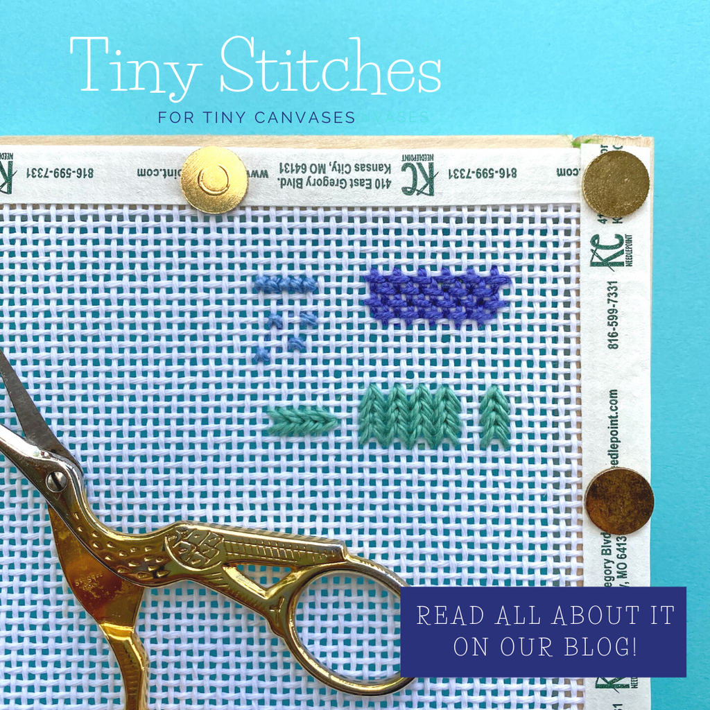 Tiny Stitches for Tiny Canvases