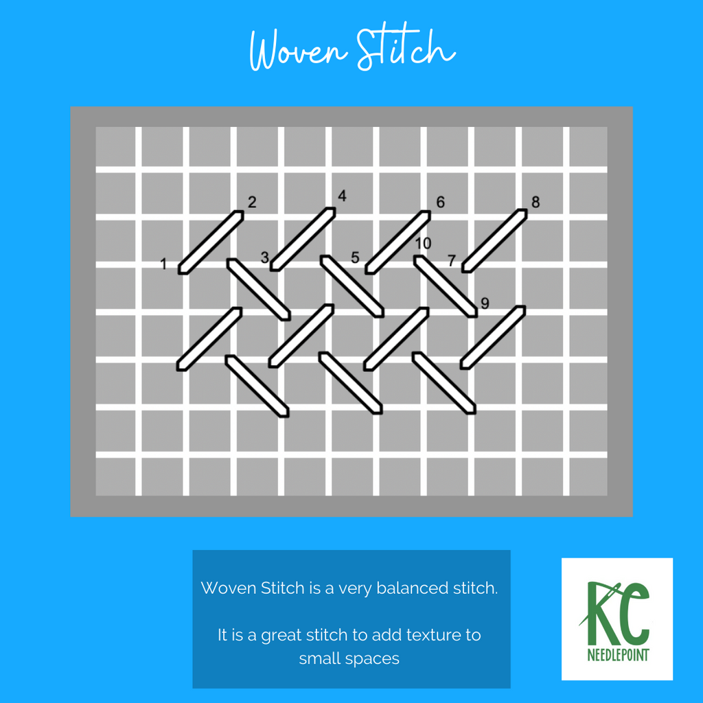 Woven Stitch KC Needlepoint