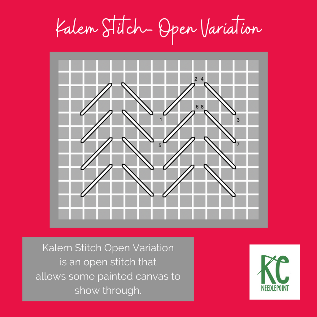 Kalem Stitch- Open Variation