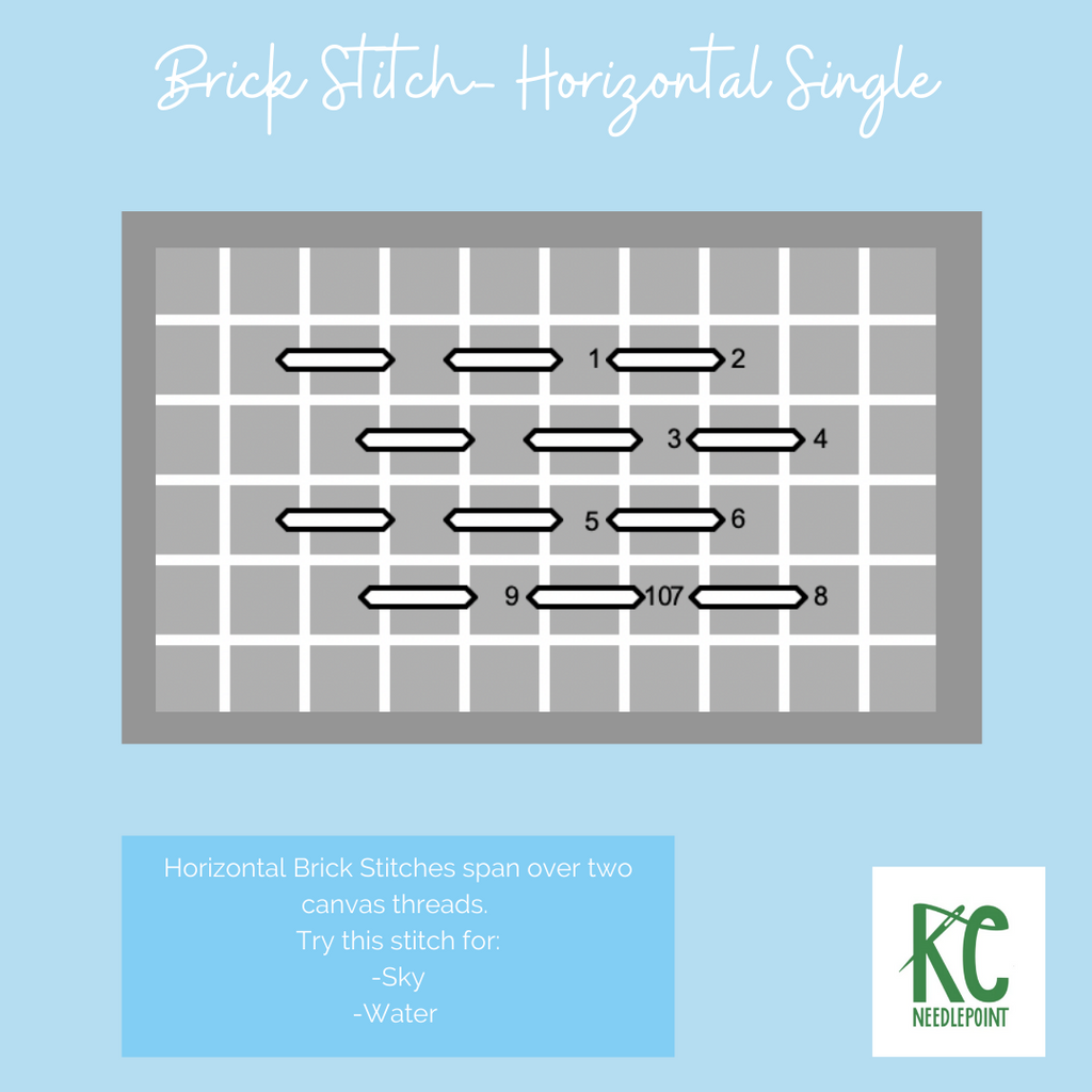 Brick Stitch- Horizontal Single