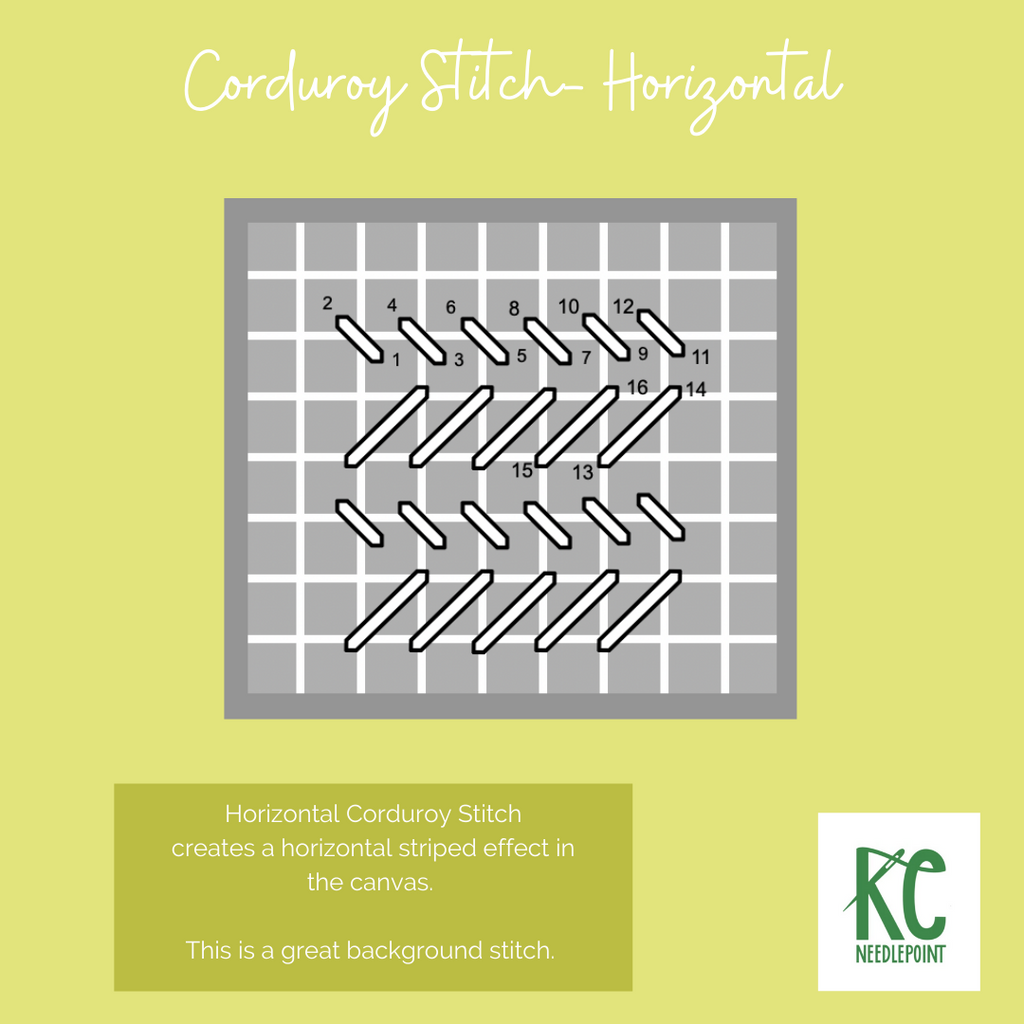 Corduroy Stitch- Horizontal