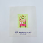 Palm Beach Christmas Luggage Cart Canvas - KC Needlepoint