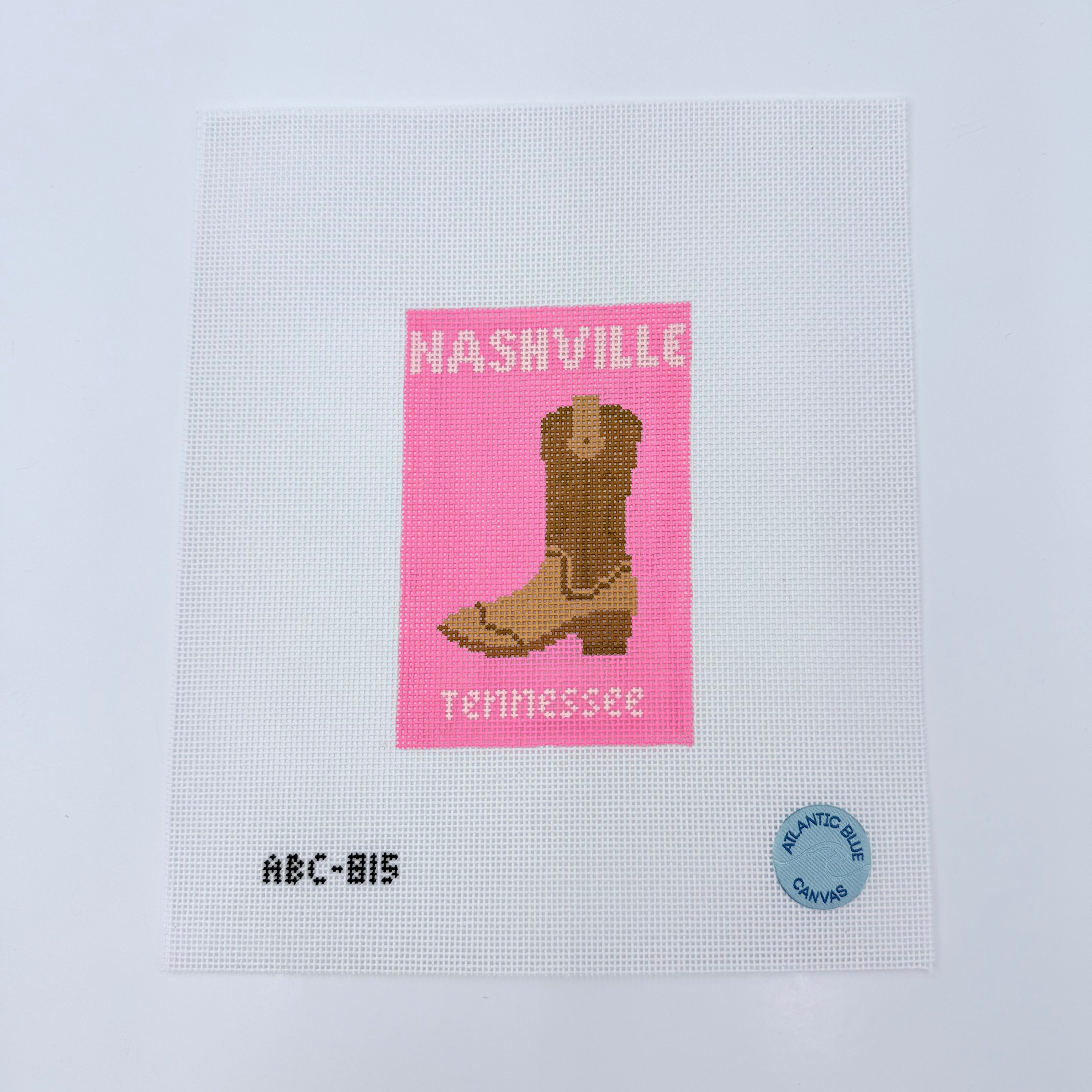 Nashville Tennessee Canvas - KC Needlepoint