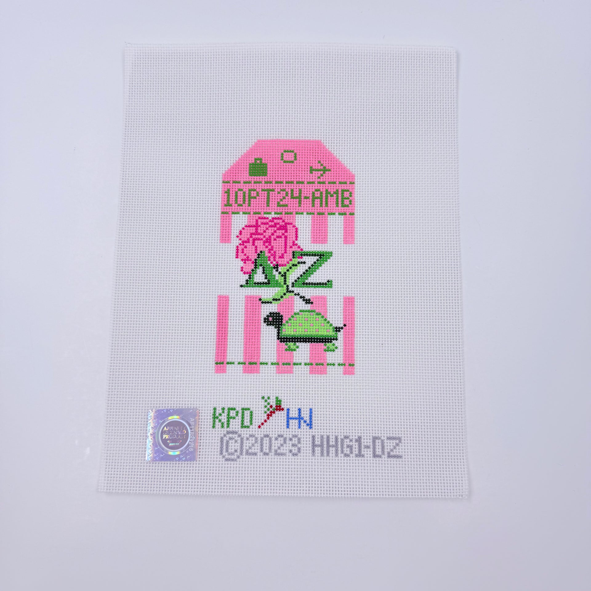 Delta Zeta Travel Tag Canvas – KC Needlepoint