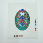 Teal Faberge Egg Canvas - KC Needlepoint