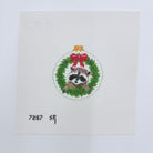 Raccoon in Wreath Canvas - KC Needlepoint