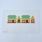3D Lime Slices and Strawberries Gingerbread House Canvas - KC Needlepoint