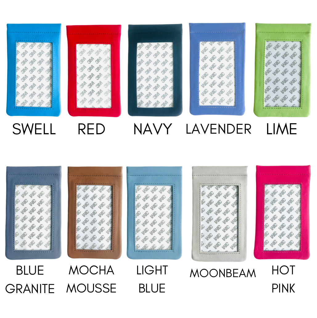 Leather Self Finishing Eyeglass Case - KC Needlepoint