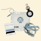 "The Little Scallop" Happy Stitching All-In-One Key Fob/Bag Tag Kit - KC Needlepoint