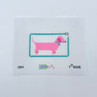 Doxy and Leash Canvas - KC Needlepoint