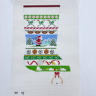 Sports Equipment Stripe Stocking Canvas - KC Needlepoint