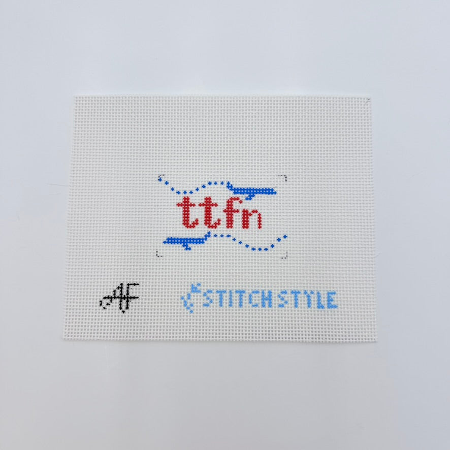 ttfn Canvas - KC Needlepoint