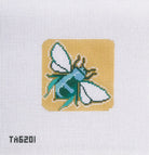 Bee Square Canvas - KC Needlepoint