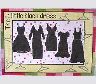 The Little Black Dress Canvas - KC Needlepoint