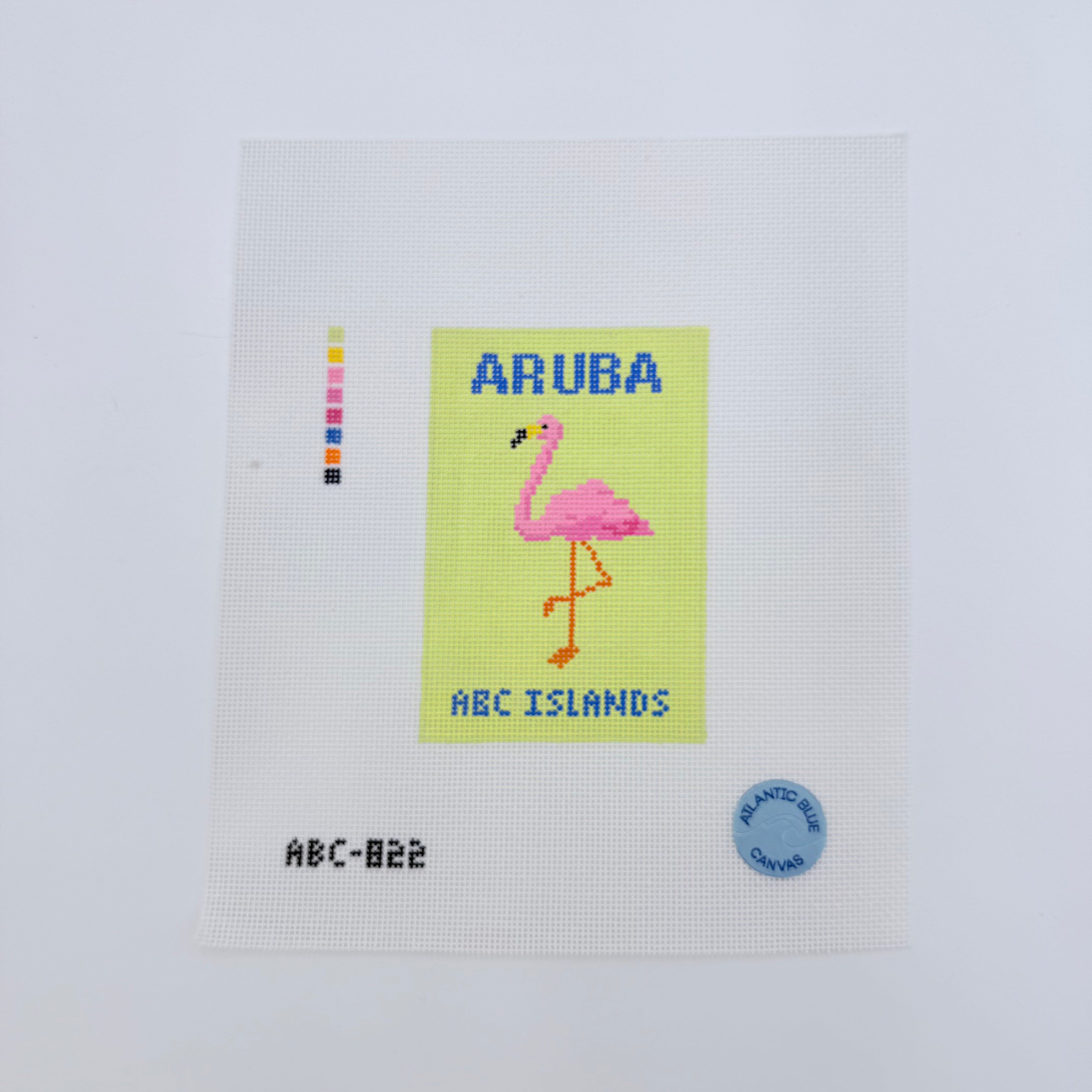 Aruba Travel Book Canvas - KC Needlepoint