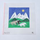 Wild Horses Pillow Canvas - KC Needlepoint