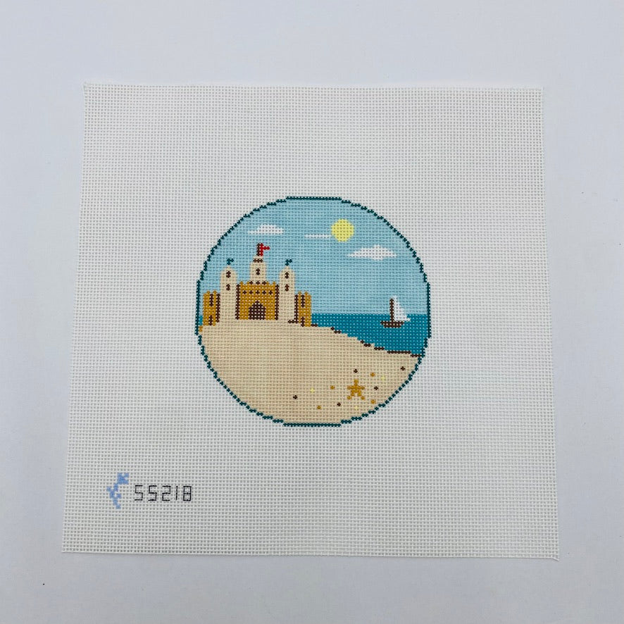 Sandcastle Canvas - KC Needlepoint