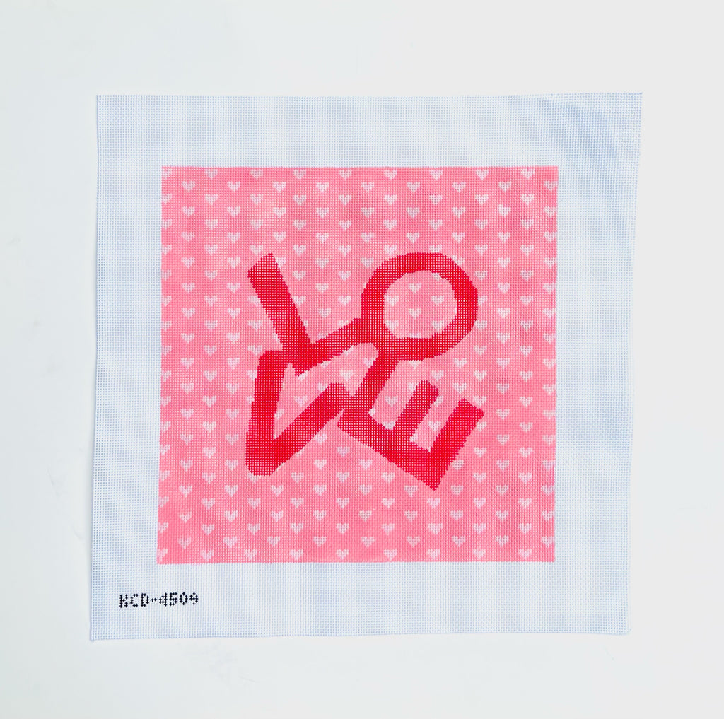 Lovevolve Needlepoint Canvas - KC Needlepoint