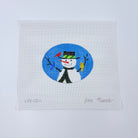 Snowman with Birds Canvas - KC Needlepoint