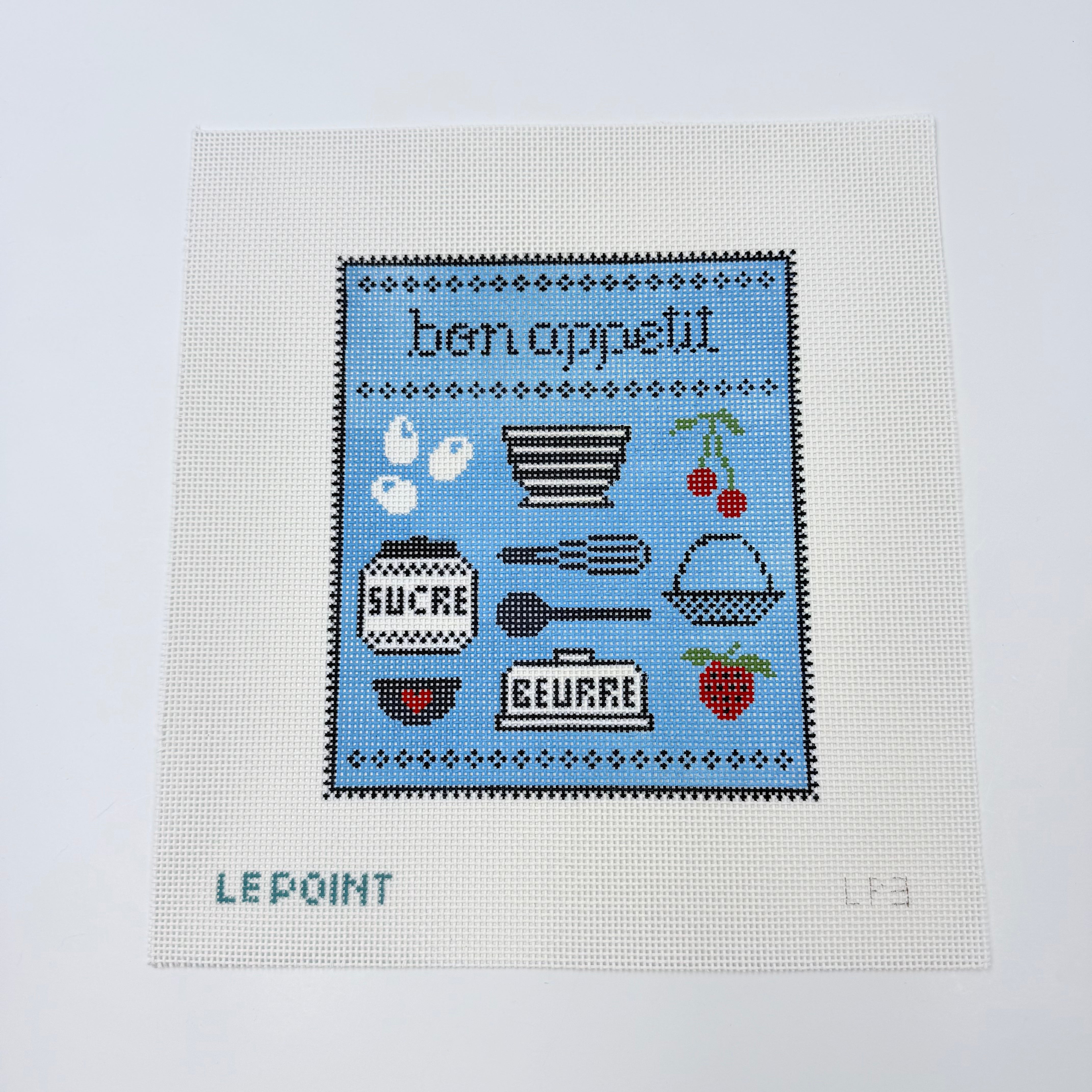 Bon Appetit Canvas - KC Needlepoint