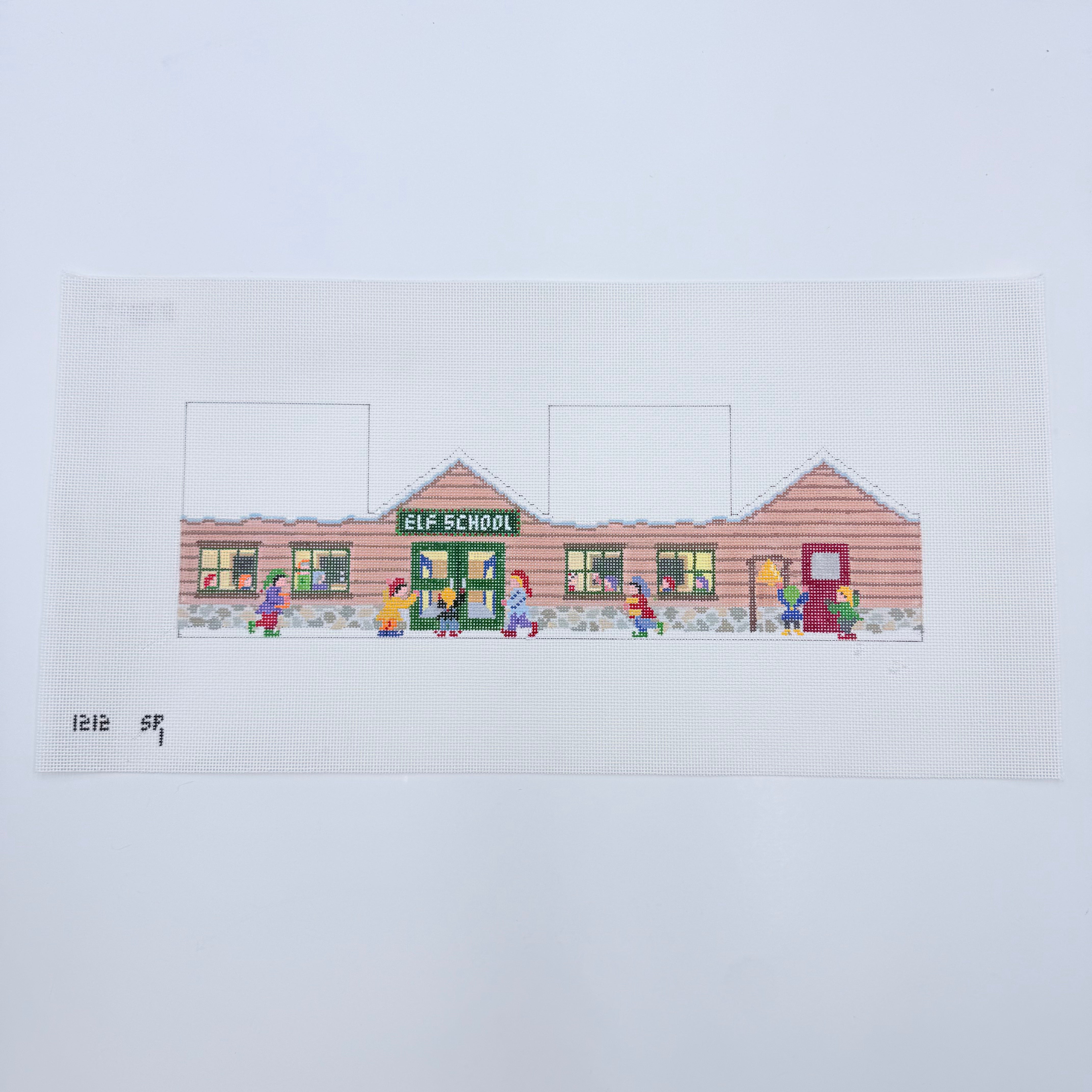 Elf School House - KC Needlepoint
