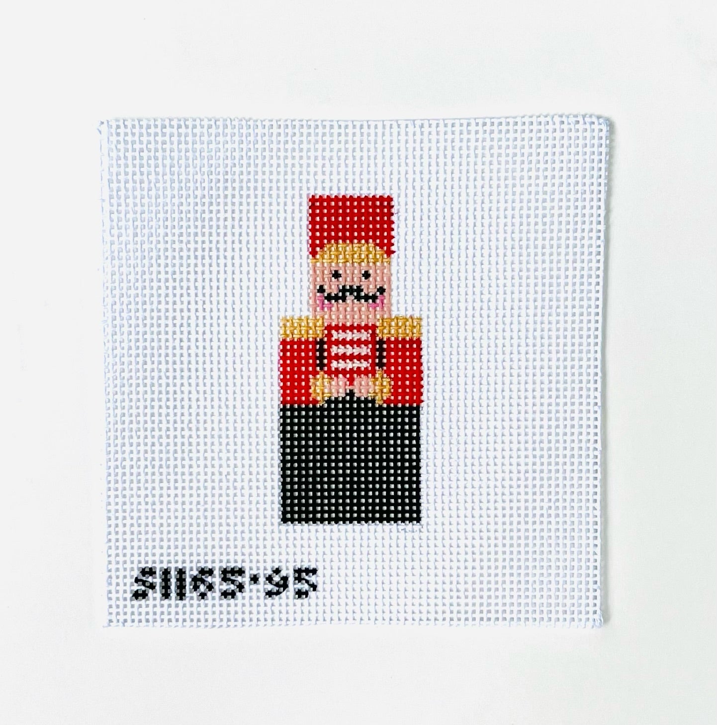 Red Nutcracker Angel Canvas - KC Needlepoint