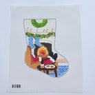 Santa's Nightcap Midsize Stocking Canvas - KC Needlepoint