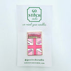 British Flag Pink Needle Minder - KC Needlepoint