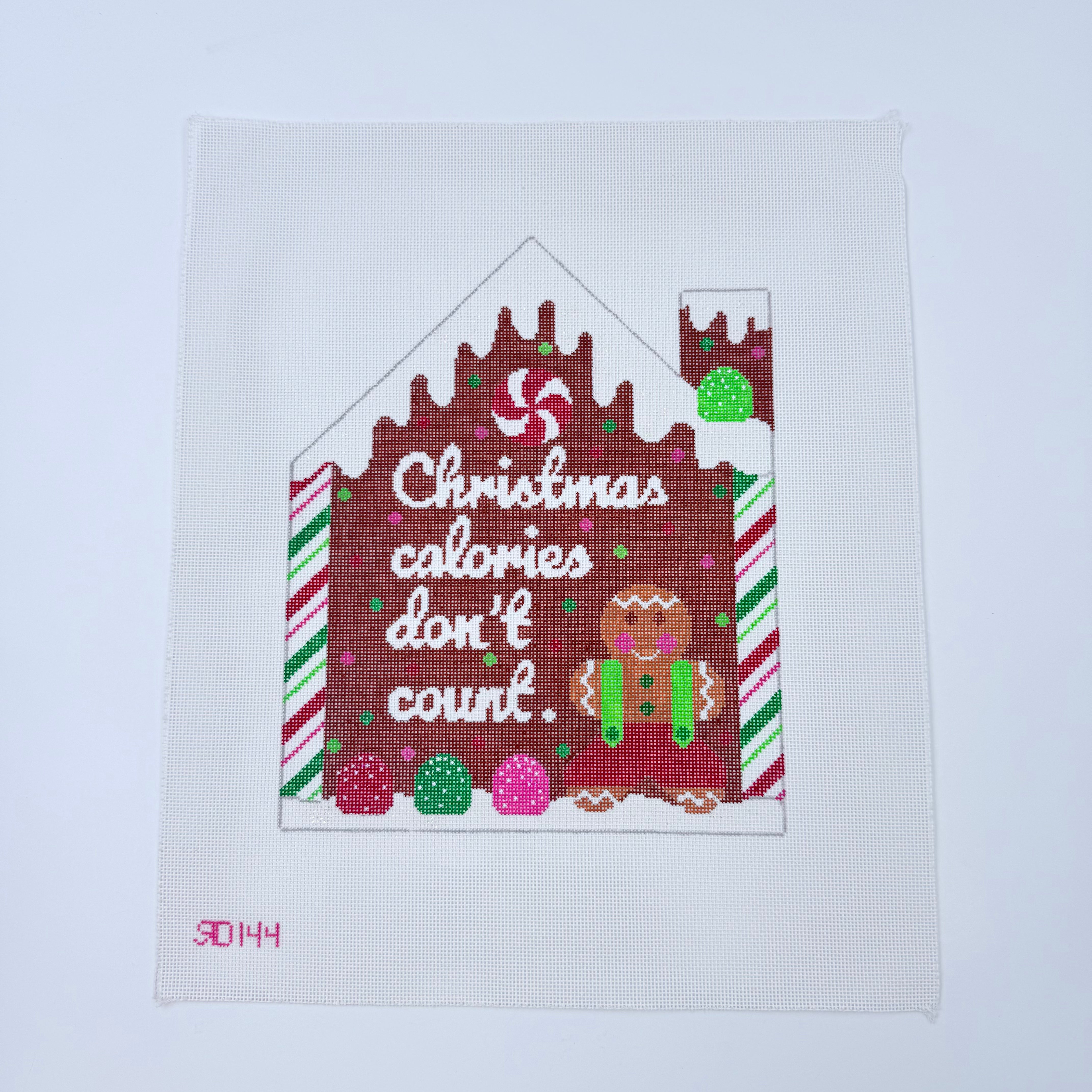 Christmas Calories Canvas - KC Needlepoint
