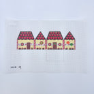 Strawberries and Truffles Gingerbread House Canvas - KC Needlepoint