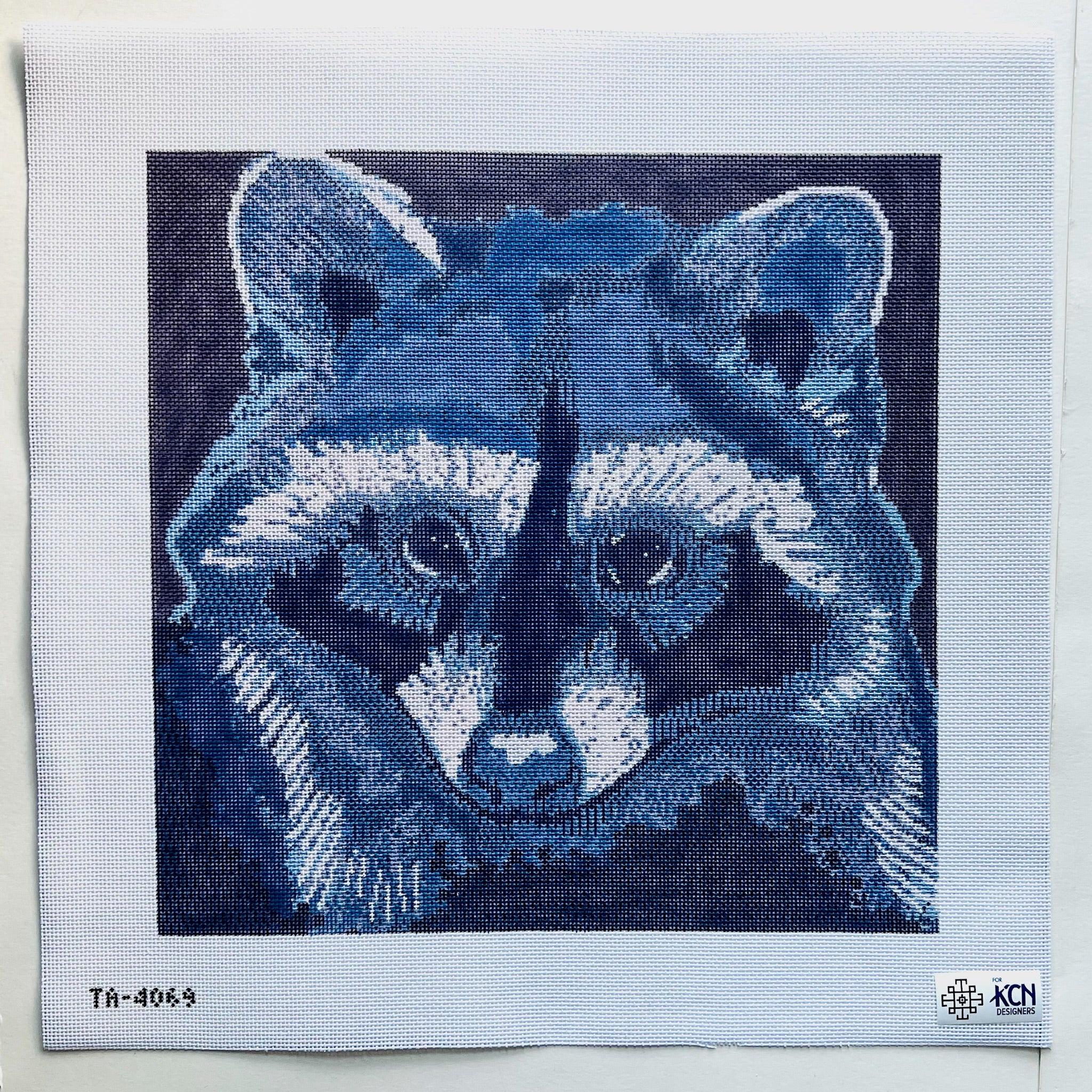 Raccoon Canvas - KC Needlepoint