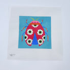 Floral Ladybug Canvas - KC Needlepoint