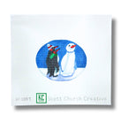 Snowman & Penguins Canvas - KC Needlepoint