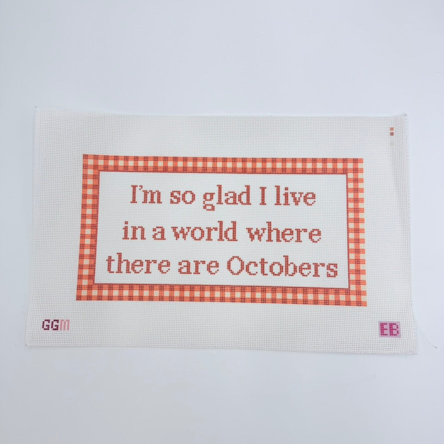 Octobers Canvas - KC Needlepoint