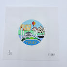 Turkey Travel Round Canvas - KC Needlepoint