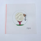 Golf Ball and Tee Canvas - KC Needlepoint